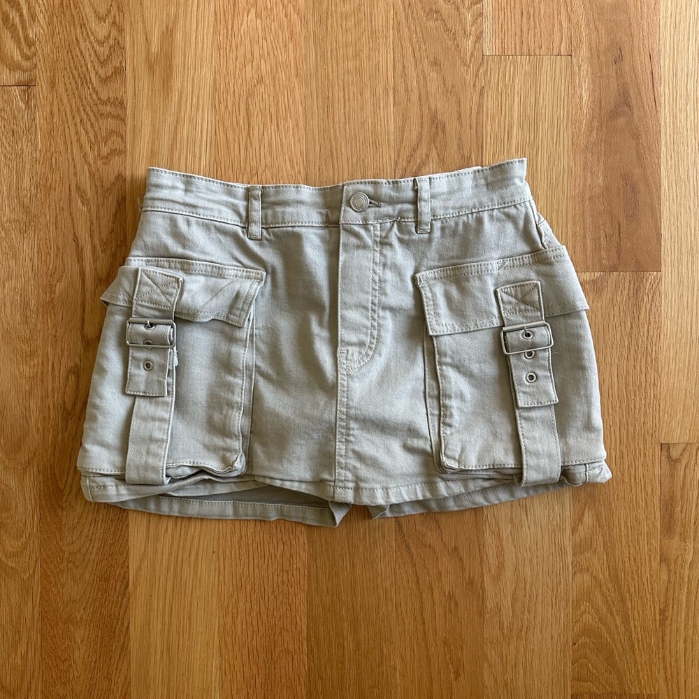 Free People We The Free Tan Cargo Women Skorts - Sz 26